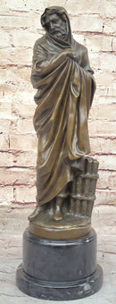 Signed Ed Zegut Jesus of Nazareth Christ Christian Religious Bronze Sculpture Sale