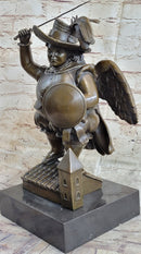 Fancy Large Archangel With Hat by Fernando Botero Bronze Sculpture Figurine