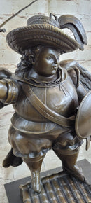 Fancy Large Archangel With Hat by Fernando Botero Bronze Sculpture Figurine