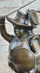 Fancy Large Archangel With Hat by Fernando Botero Bronze Sculpture Figurine