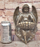 Original Milo Young Guardian Angel Wall Mount Genuine Bronze Statue Sculpture NR