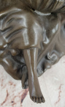 Original Milo Young Guardian Angel Wall Mount Genuine Bronze Statue Sculpture NR