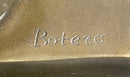 Fernando Botero Plump Woman Bronze Figurine Statue Marble Base Figurine Figure