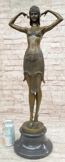 Illusion of Virtue Art Deco Bronze Sculpture Statue by Demetre Chiparus