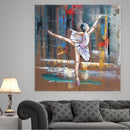 Ballerina Ballet Dancer 3D Metal Cutout Wall Art Painting Mixed Media Decor