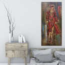 Fashion Icon Model Girl 3D Mixed Media Wall Art Hanging Decor Painted Handmade
