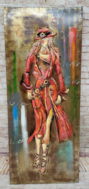 Fashion Icon Model Girl 3D Mixed Media Wall Art Hanging Decor Painted Handmade
