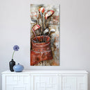 Golf Bag Golfer Decor 3D Wall Art Mixed Media Painting Metal Cutout