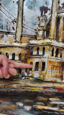 Hagia Sophia Church Mosque Istanbul Turkey Turkish Scene 3D Mixed Media Wall Art Metal Wood Art