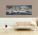 Titanic 3D Painting Iron Vintage Model Large All Metal Canvas 24 by 48 Inches Artwork