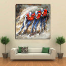Roller Blading Competition Olympics 3D Wall Art Painting Metal Cutout Decor