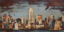 Impressionist 3D Wall Art Painting of NYC Skyline on Metal Canvas