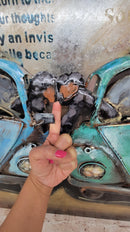 Volkswagen VW Beetle Car 3D Wall Art Painting on Metal Canvas