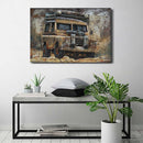 Off Road Safari Jeep Painted Metal 3D Hanging Wall Art