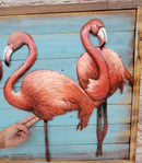 Custom Artwork 3D Pastel Marsh Land Flamingo Wall Painting Bedroom 3-D Decor