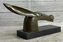 Donkey Head Bronze Metal Bust Sculpture on Marble Base after Pablo Picasso