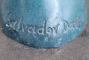 Salvador Dali Human Face Hand Made Bronze Sculpture Special Patina Statue Decor