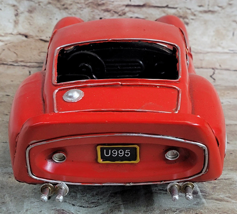 1962 RED FERRARI 250 GTO COUPE HAND MADE SCULPTURE FIGURINE FIGURE DECOR