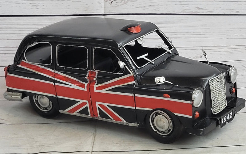 1966 Black Austin Taxi Decoration 1:12 Scale Model Car Automobile Artwork Decor