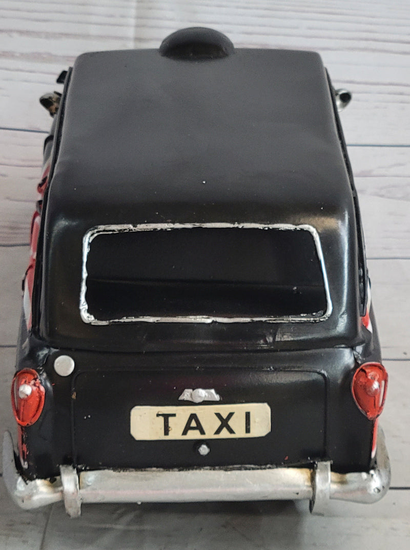 1966 Black Austin Taxi Decoration 1:12 Scale Model Car Automobile Artwork Decor