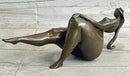 Signed Original Abstract Modern Art Botero Style Figurine Hot Cast Home Decor