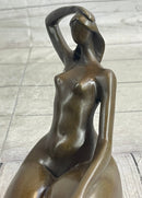 Signed Original Abstract Modern Art Botero Style Figurine Hot Cast Home Decor