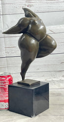 Abstract Bronze Full Figure Curvy Nude Female Sculpture Statue Fertility Boteroism
