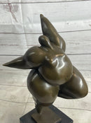 Abstract Bronze Full Figure Curvy Nude Female Sculpture Statue Fertility Boteroism