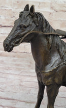 Bronze Frontiersman Wild West Cowboy Explorer Statue Sculpture Remington Tribute 10" x 5"