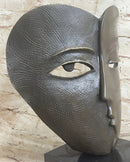 Picasso Dual Face Mask Bronze Statue Sculpture Surreal Modern Art Deco 13" x 9"