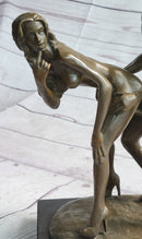 Standing Doggystyle Erotic Nude Bronze Sexual Sculpture Statue by J. Mavchi