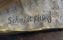 Bronze Figure Sculpture of a Couple on Horseback by Julius Schmidt-Felling