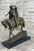 Signed Bonheur Arab Man On a Horse Bronze Sculpture Museum Quality Artwork Sale