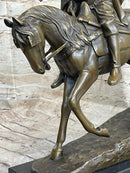 Signed Bonheur Arab Man On a Horse Bronze Sculpture Museum Quality Artwork Sale