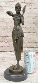 Middle Eastern Arabian Princess Bronze Sculpture Statue Figure Art Deco Chiparus