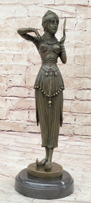 Middle Eastern Arabian Princess Bronze Sculpture Statue Figure Art Deco Chiparus