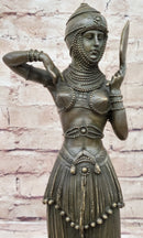 Middle Eastern Arabian Princess Bronze Sculpture Statue Figure Art Deco Chiparus