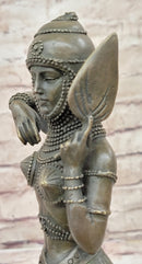 Middle Eastern Arabian Princess Bronze Sculpture Statue Figure Art Deco Chiparus