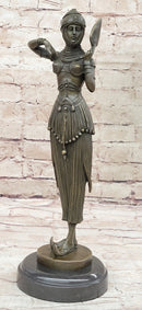 Middle Eastern Arabian Princess Bronze Sculpture Statue Figure Art Deco Chiparus