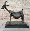 Pablo Picasso She Goat (1952) Bronze Statue Sculpture Replica Figure Marble Base