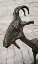 Pablo Picasso She Goat (1952) Bronze Statue Sculpture Replica Figure Marble Base