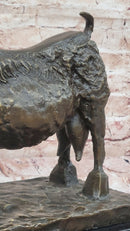 Pablo Picasso She Goat (1952) Bronze Statue Sculpture Replica Figure Marble Base