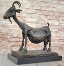 Pablo Picasso She Goat (1952) Bronze Statue Sculpture Replica Figure Marble Base