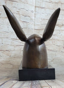 Pablo Picasso Donkey Bronze Statue Sculpture Figure on Marble Base 10" x 18"