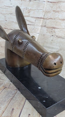 Pablo Picasso Donkey Bronze Statue Sculpture Figure on Marble Base 10" x 18"