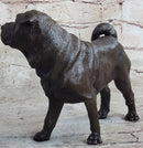 Hot Cast Bronze Shar Pei Dog Sculpture Statue Figurine Original Art