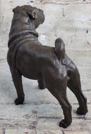 Hot Cast Bronze Shar Pei Dog Sculpture Statue Figurine Original Art