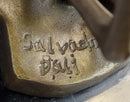 Surreal Dalinian Horse Abstract Bronze Sculpture Statue Salvador Dali 15" x 9"