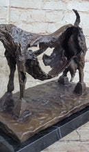 Pablo Picasso She Goat (1952) Bronze Statue Sculpture Replica Figure Marble Base 14.5"