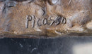 Pablo Picasso She Goat (1952) Bronze Statue Sculpture Replica Figure Marble Base 14.5"